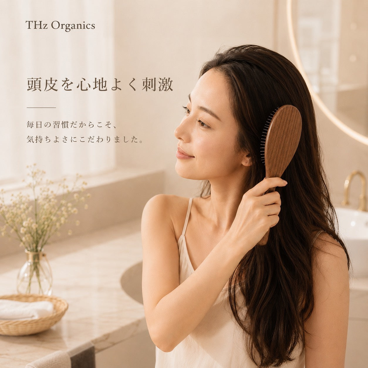 テラヘルツヘアブラシ